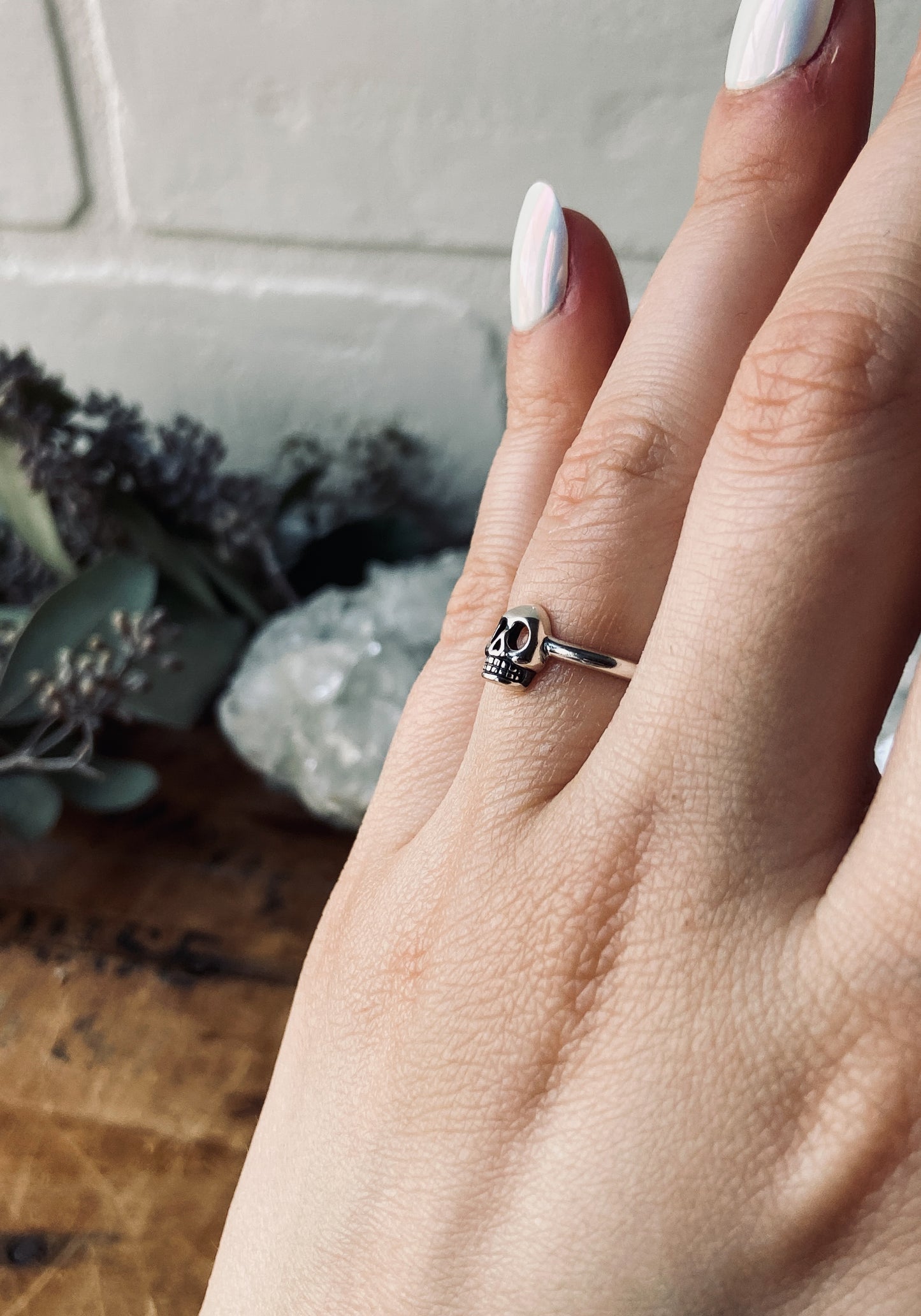 Sterling Silver Skull Ring
