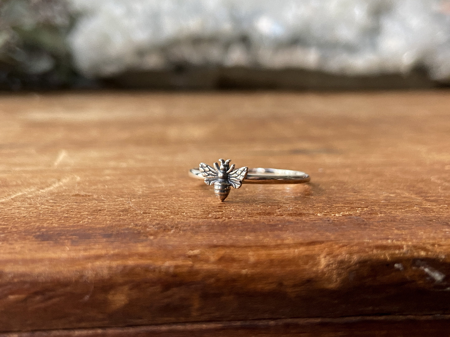 Sterling Silver Honey Bee Ring