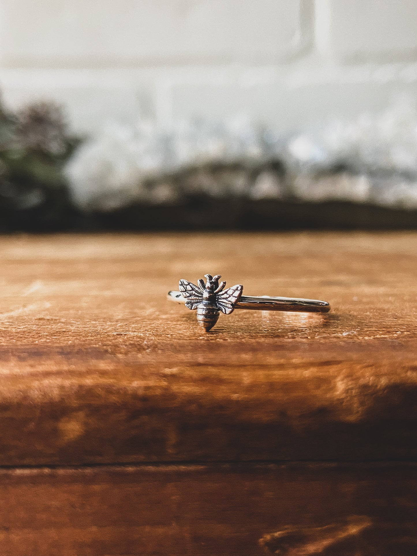 Sterling Silver Honey Bee Ring