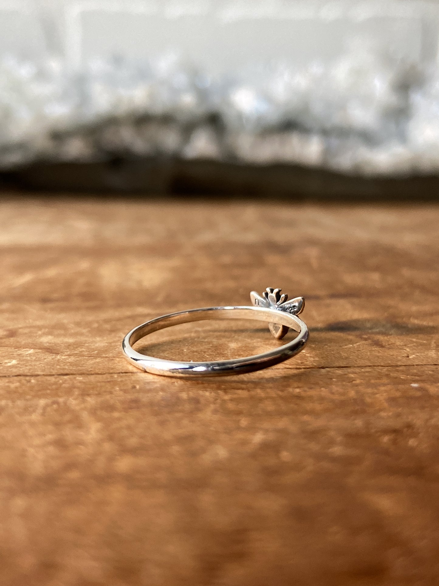 Sterling Silver Honey Bee Ring