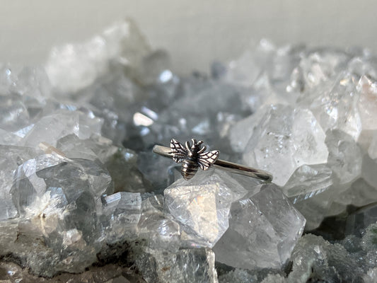Sterling Silver Honey Bee Ring