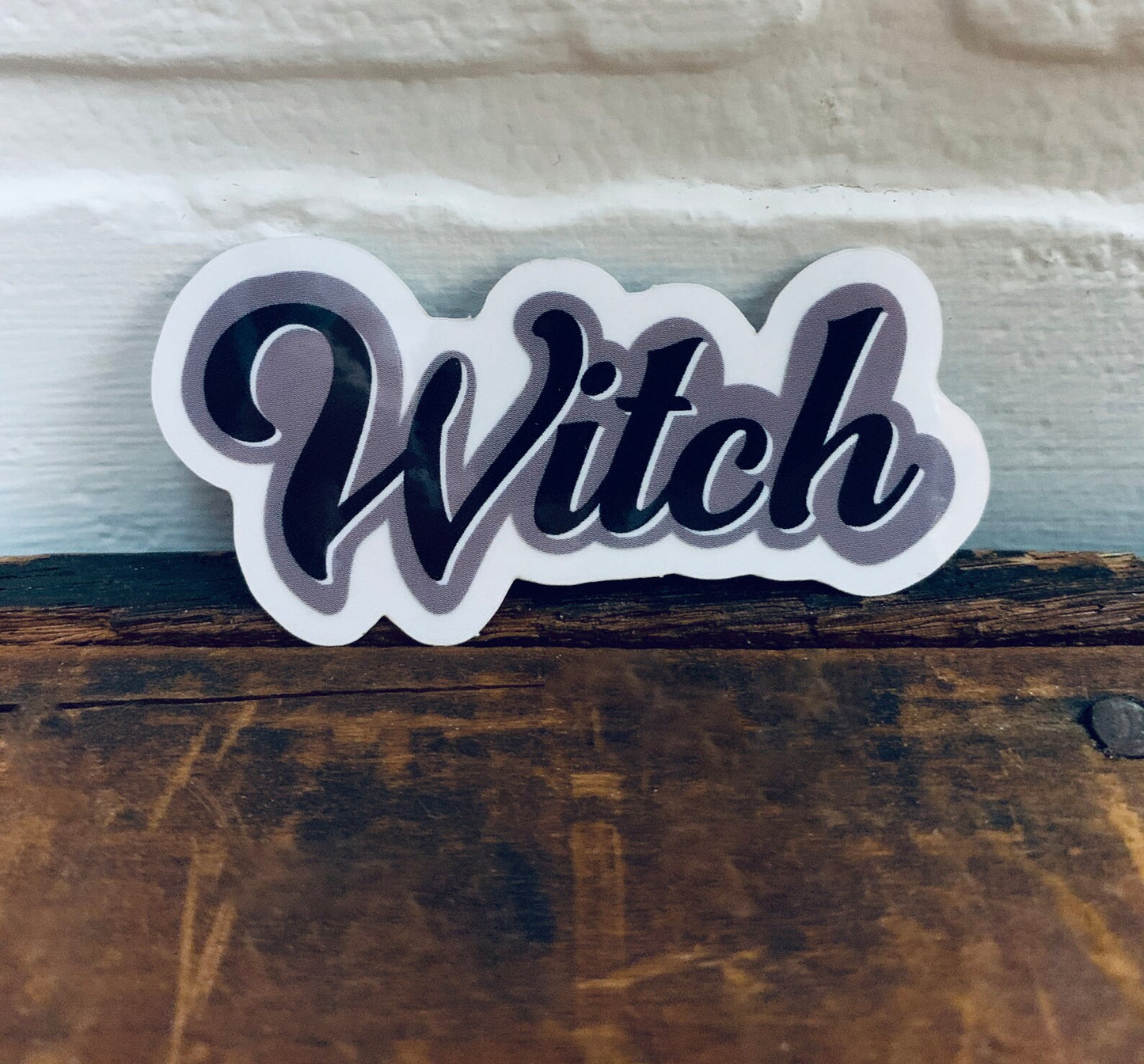 Purple Witch Sticker