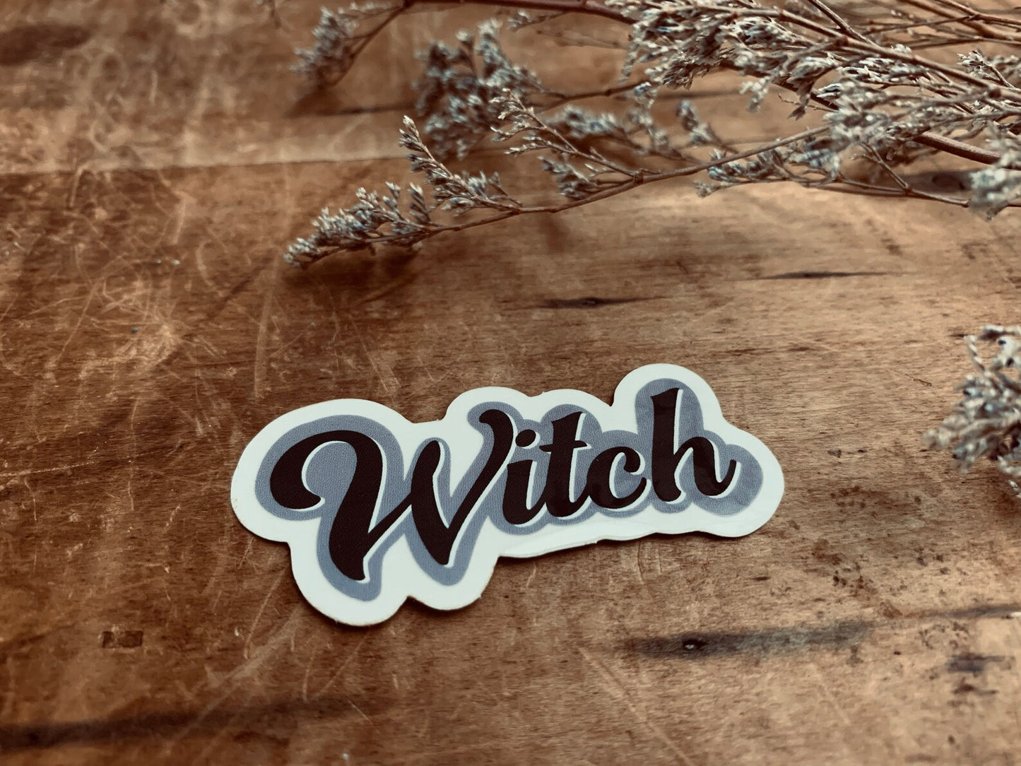 Purple Witch Sticker