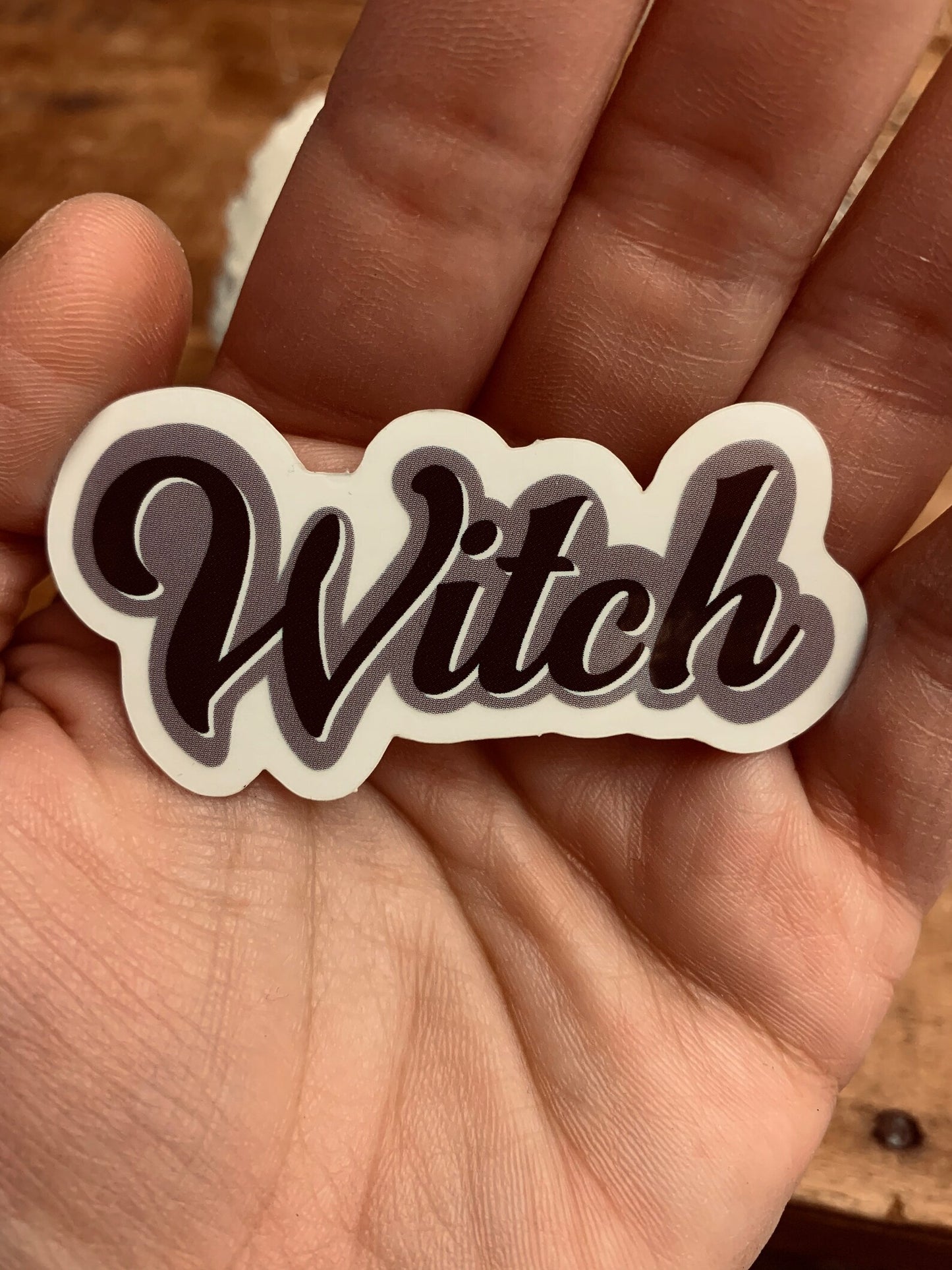 Purple Witch Sticker