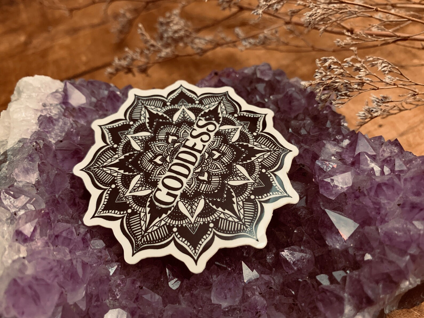 Goddess Mandala Sticker