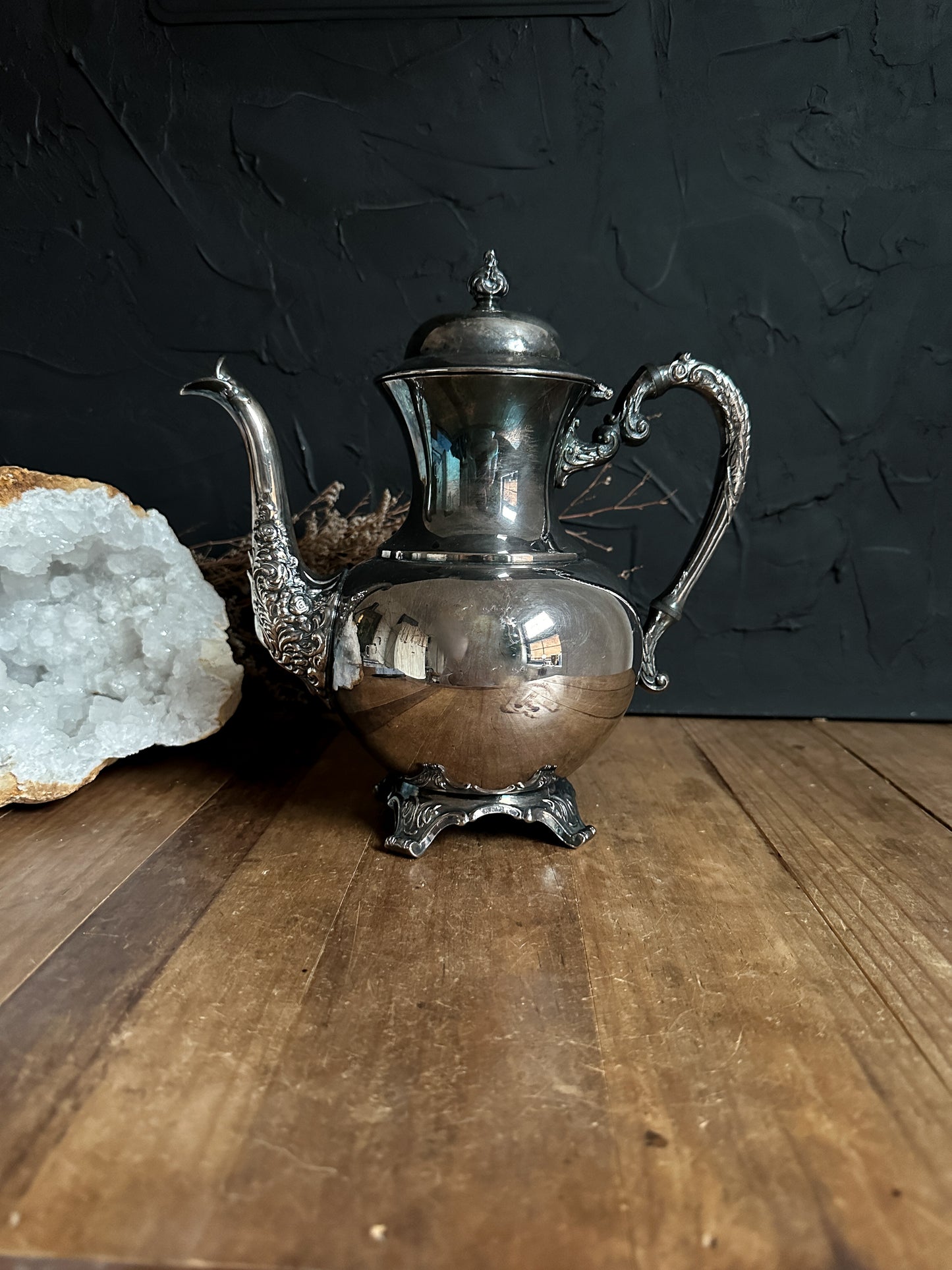 Antique Silver Plated Teapot