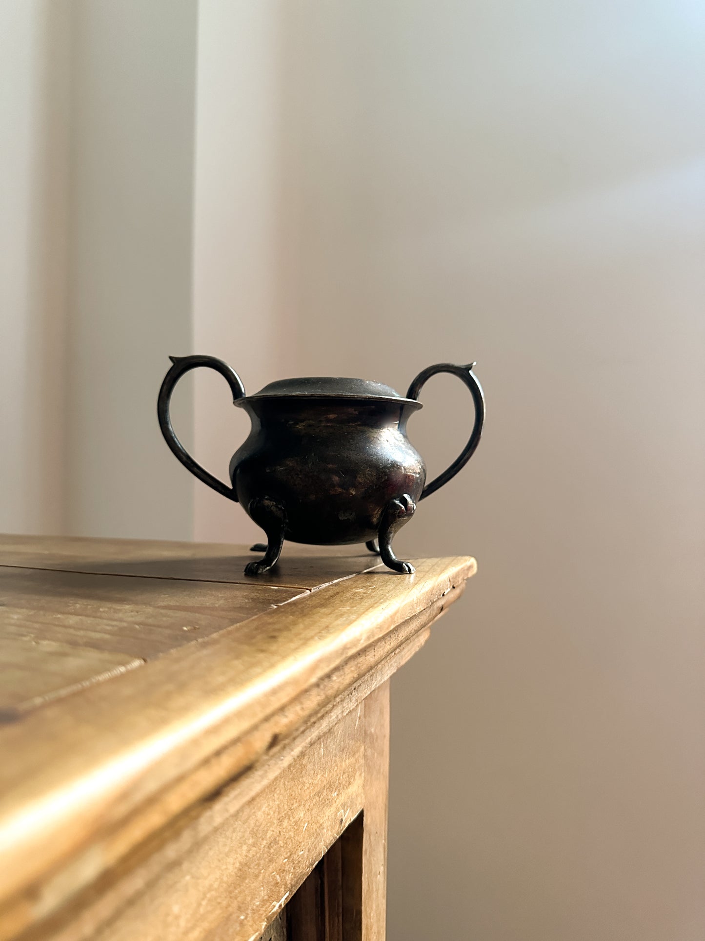 Vintage Silver Footed Dish