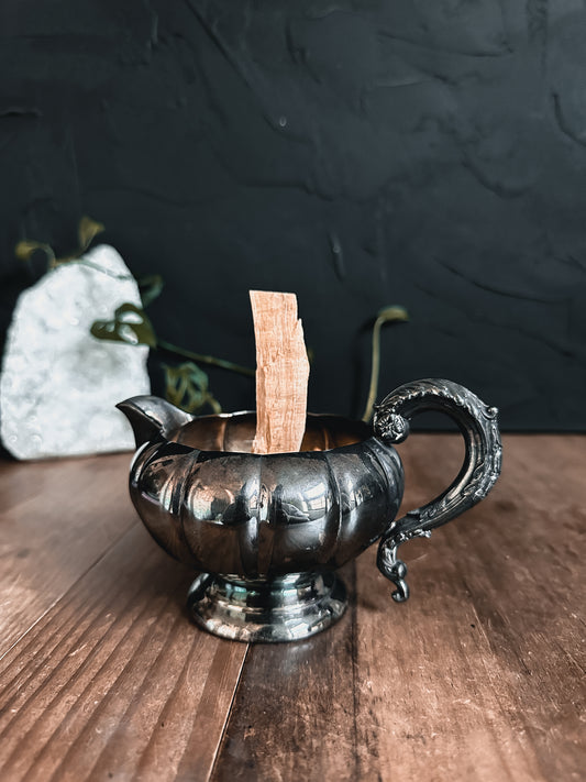 The Stone Maidens has an enchanting Vintage Dish that has the perfect witchy vibe! Perfect Incense dish for your altar. 