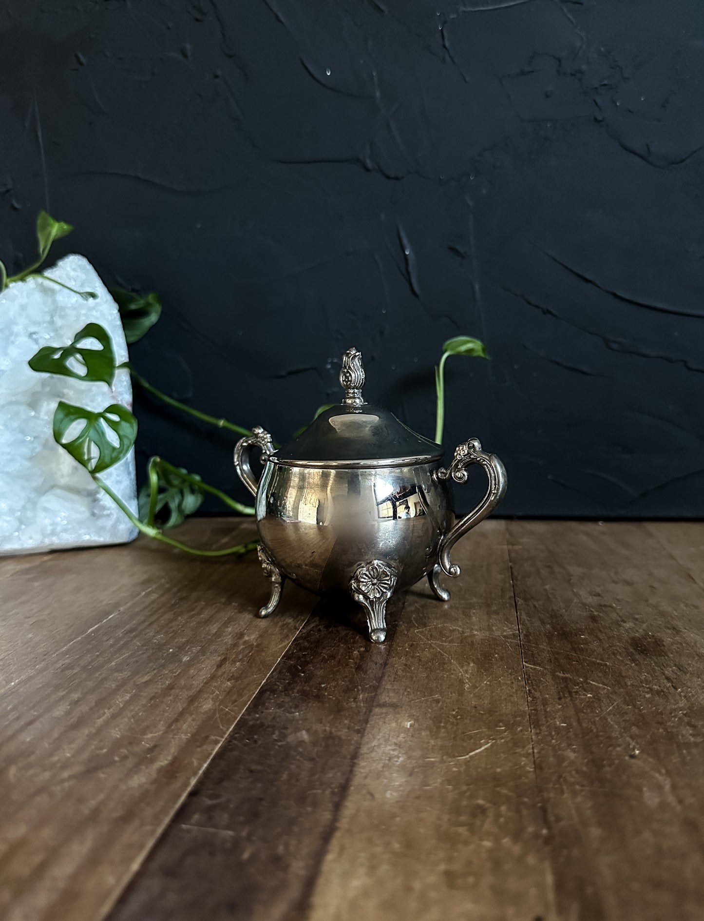 Vintage Silver Plated Dish with Lid