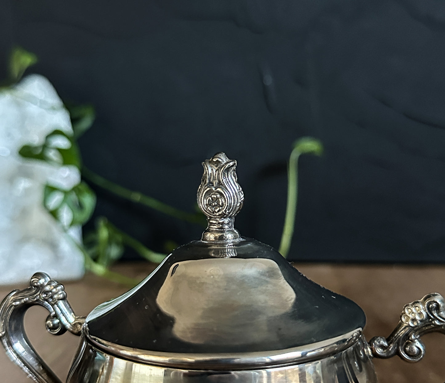 Vintage Silver Plated Dish with Lid