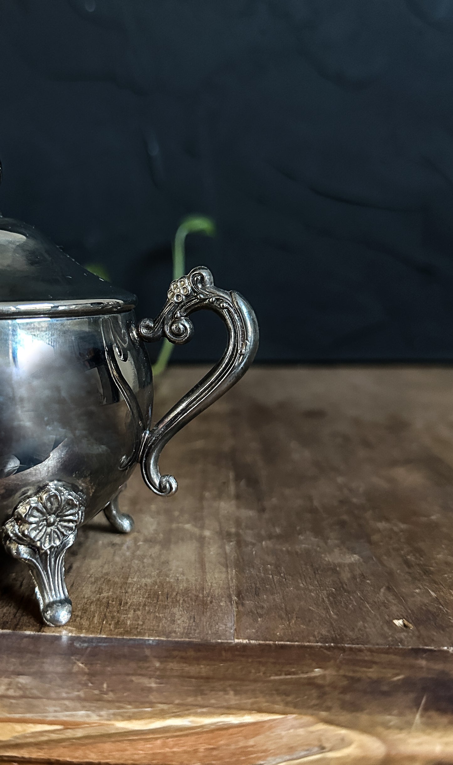 Vintage Silver Plated Dish with Lid