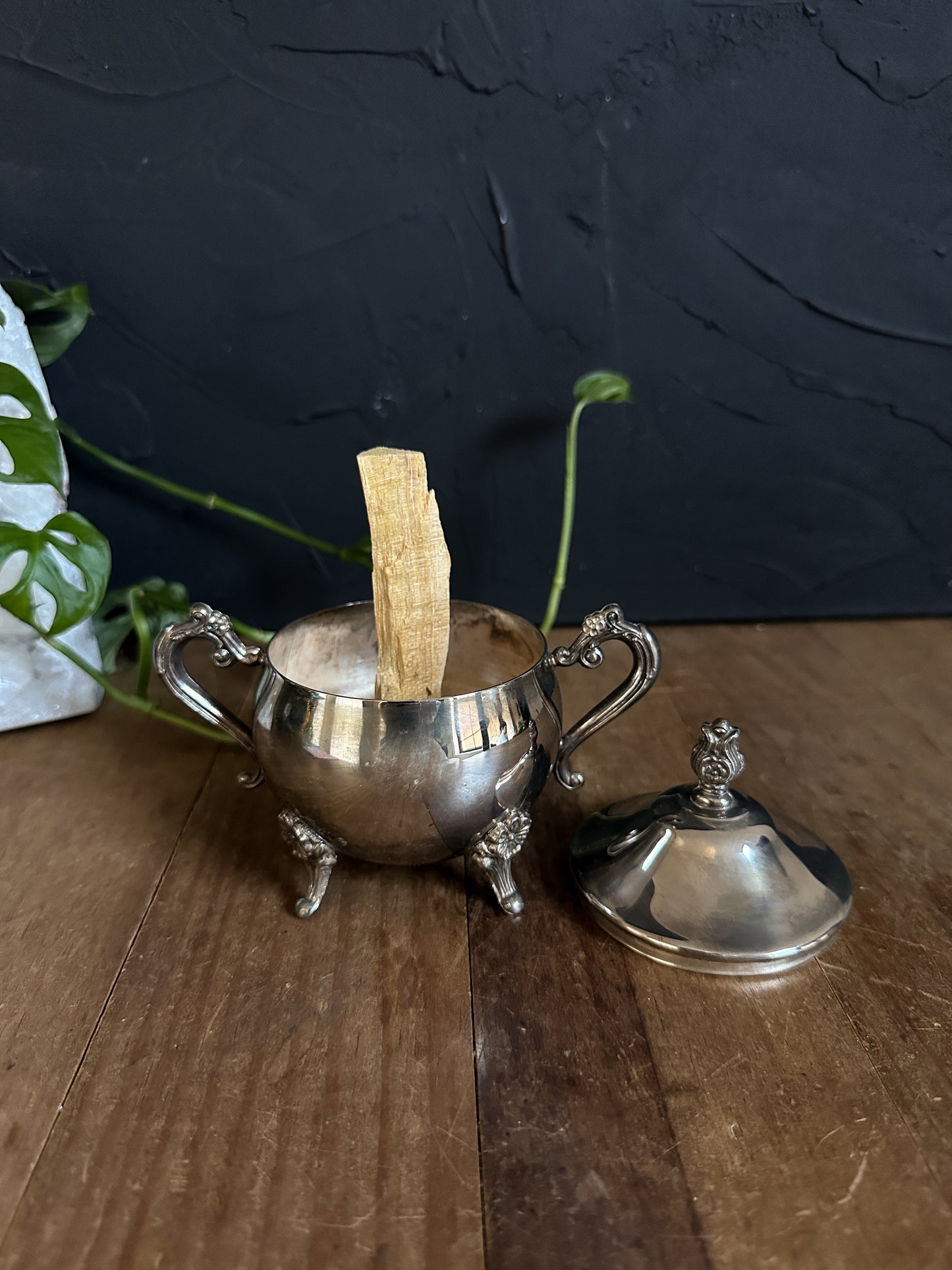 Vintage Silver Plated Dish with Lid