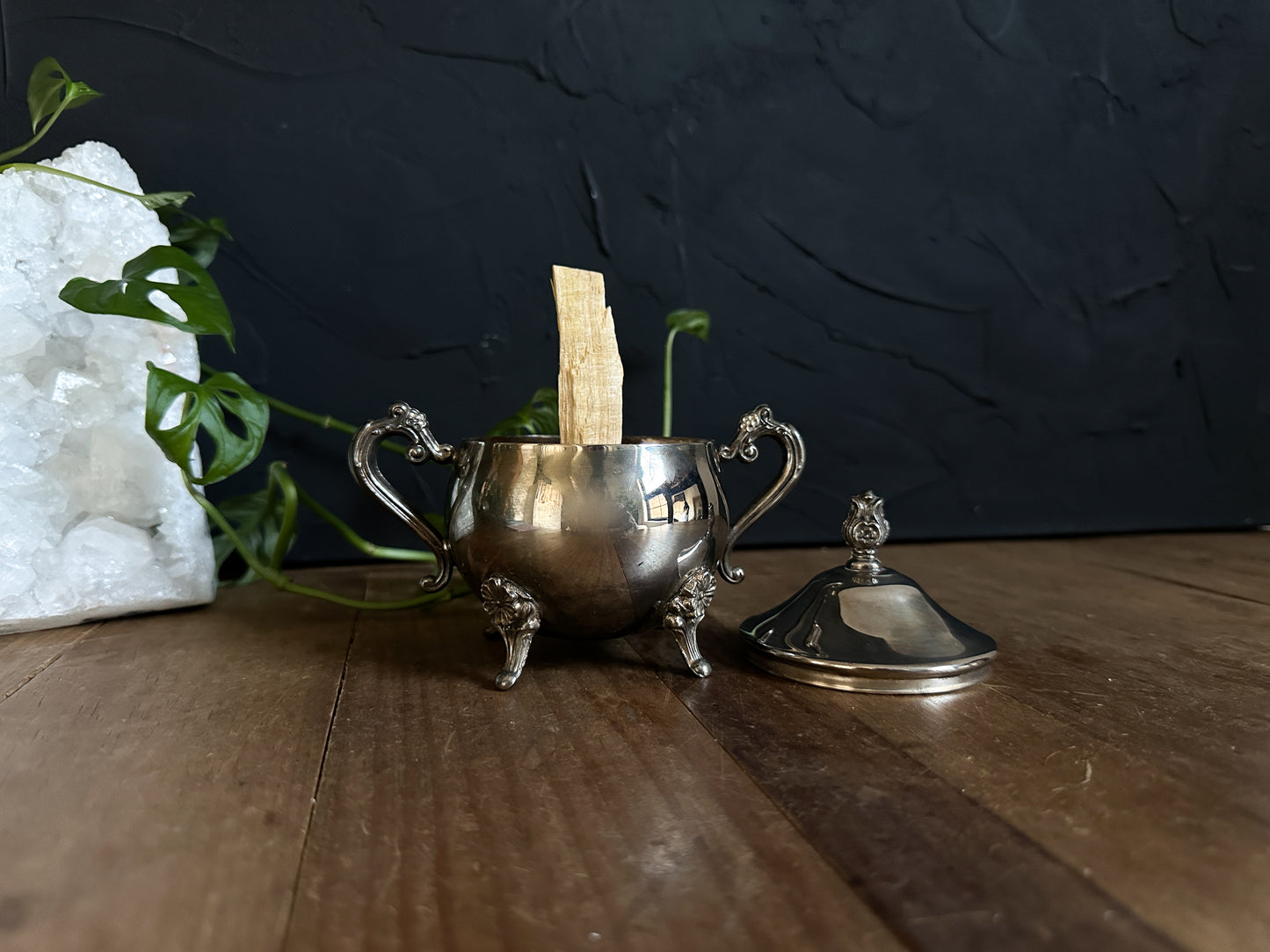 Vintage Silver Plated Dish with Lid