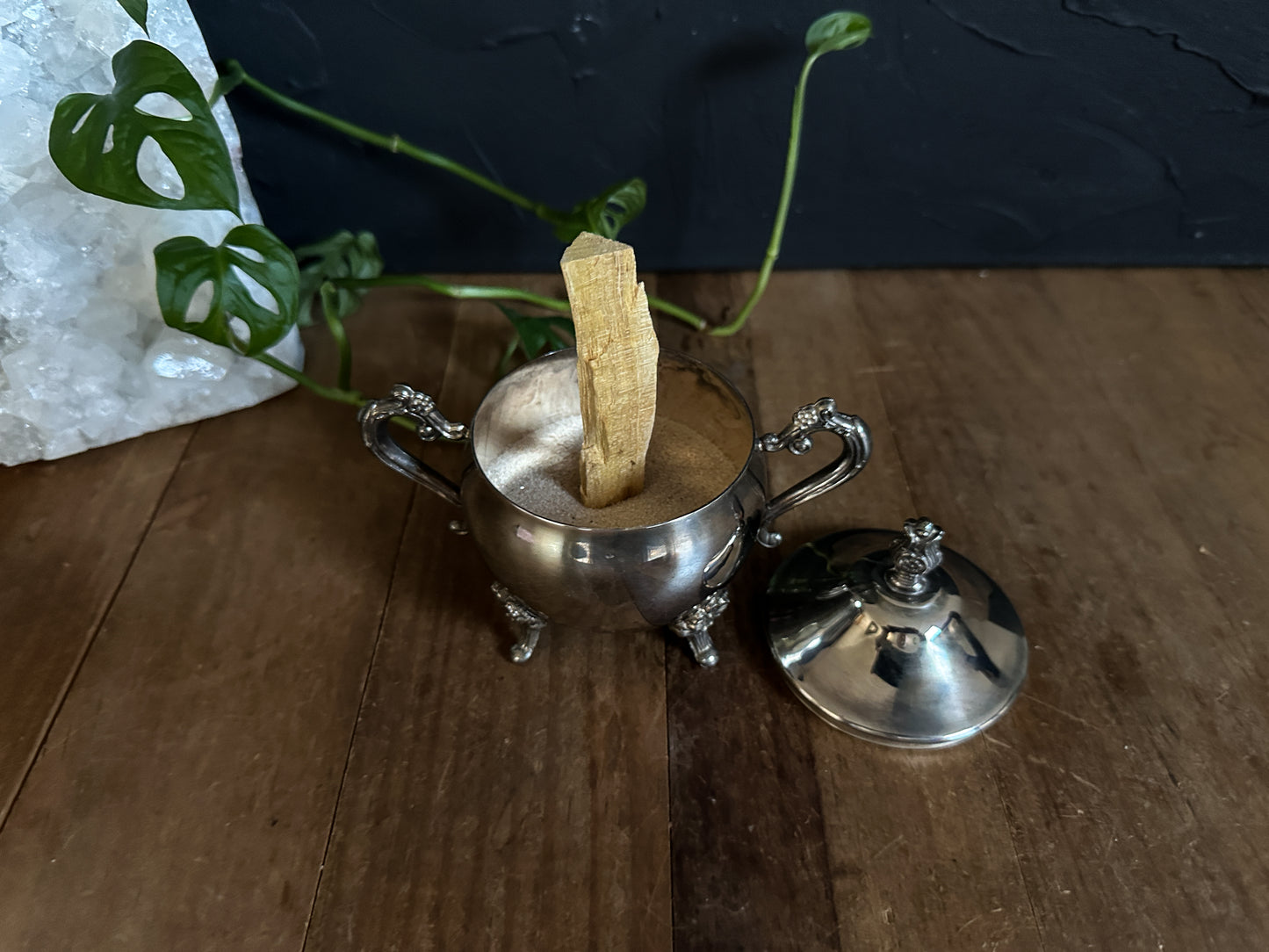 Vintage Silver Plated Dish with Lid