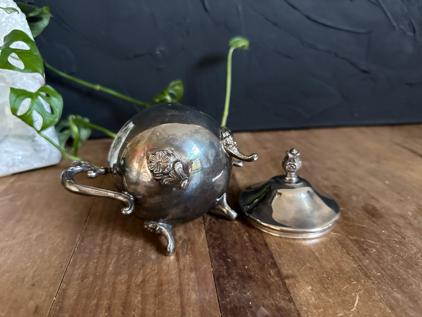 Vintage Silver Plated Dish with Lid