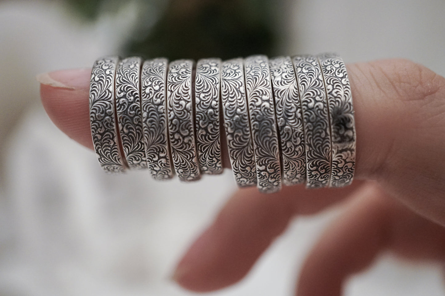 Sterling Silver Fine Filigree Ring