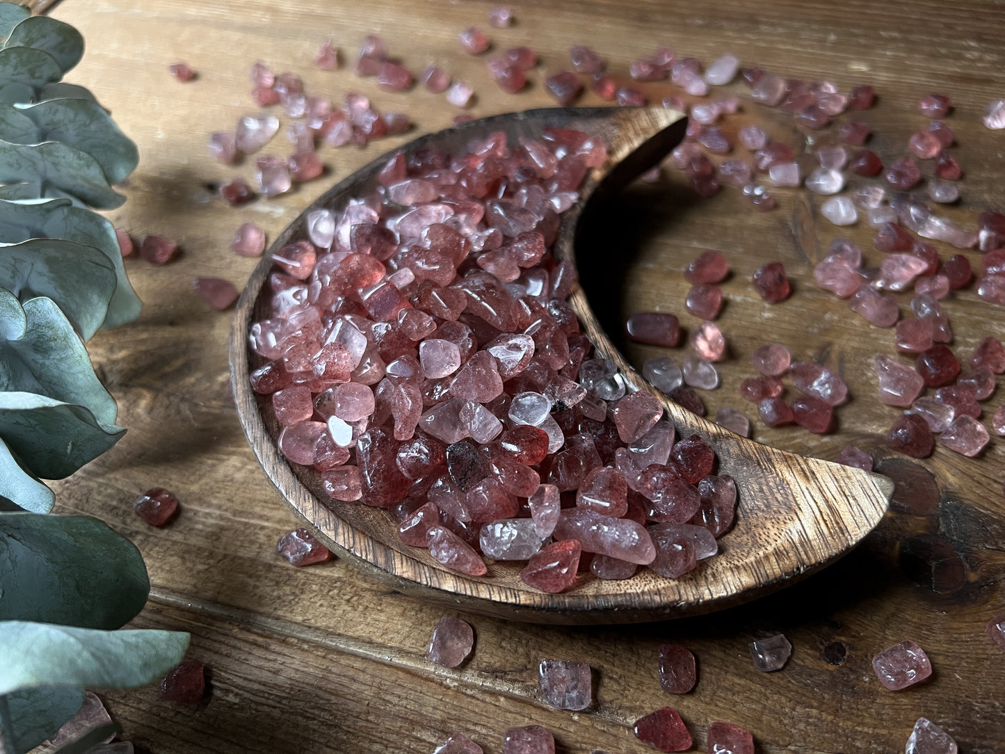 Strawberry Quartz Chips