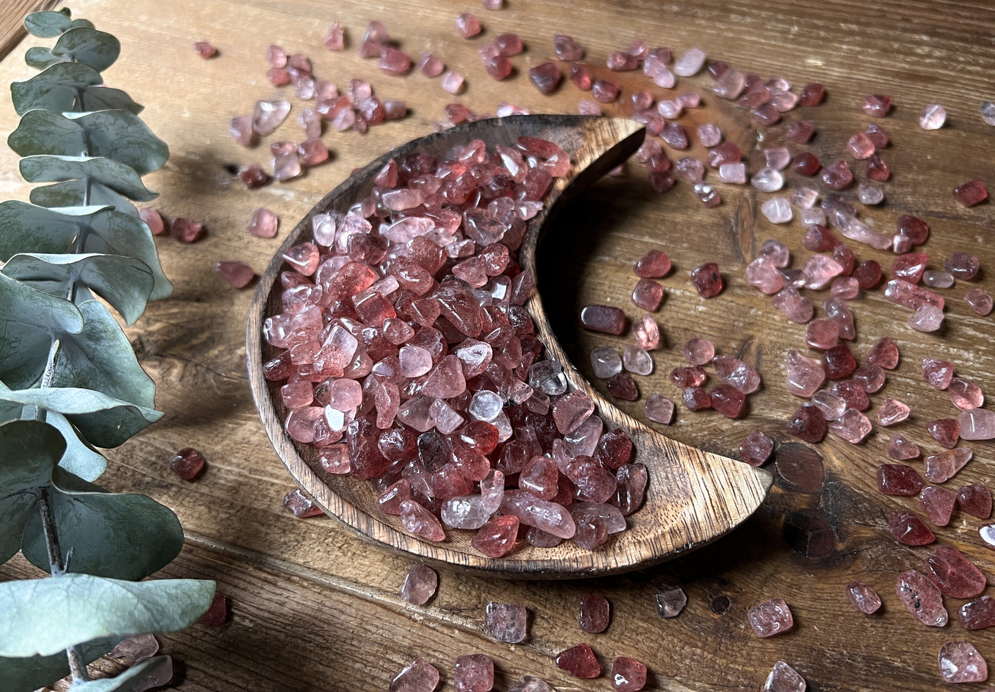 Strawberry Quartz Chips