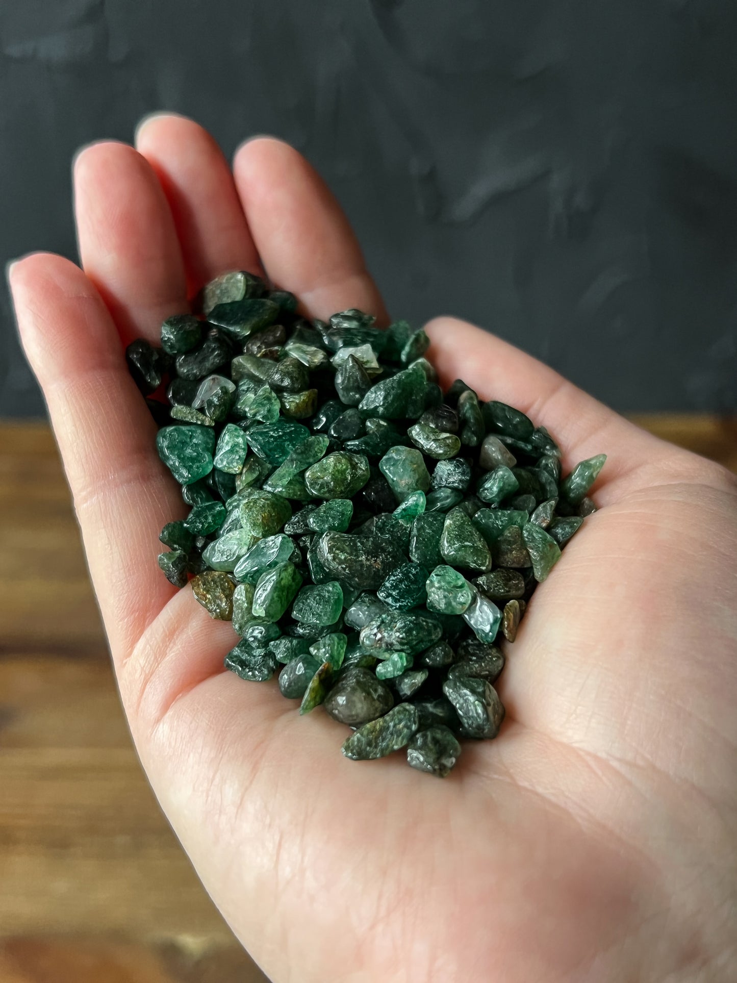 Emerald Crystal Chips