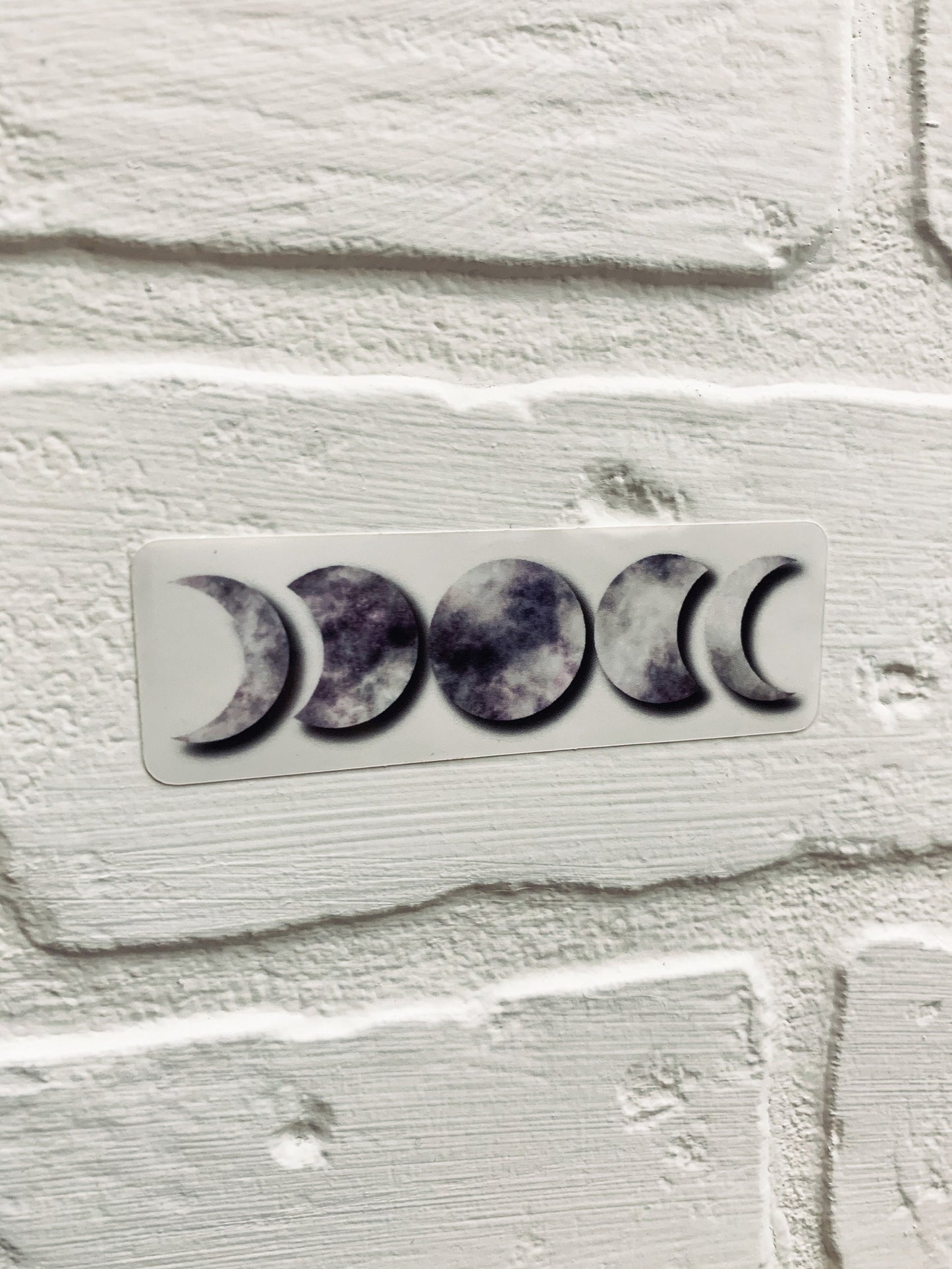 Moon Phases Sticker - Purple